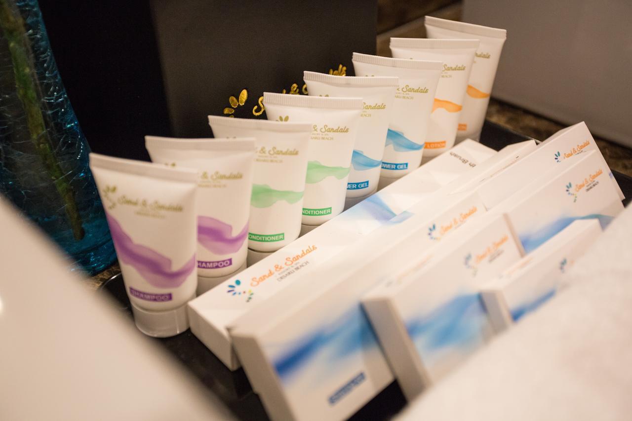 Sand & Sandals Desaru Beach Resort & Spa Exterior foto A selection of products from the Pure Anada range